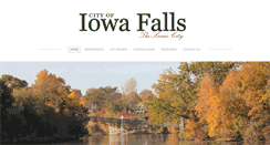 Desktop Screenshot of cityofiowafalls.com