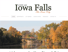 Tablet Screenshot of cityofiowafalls.com